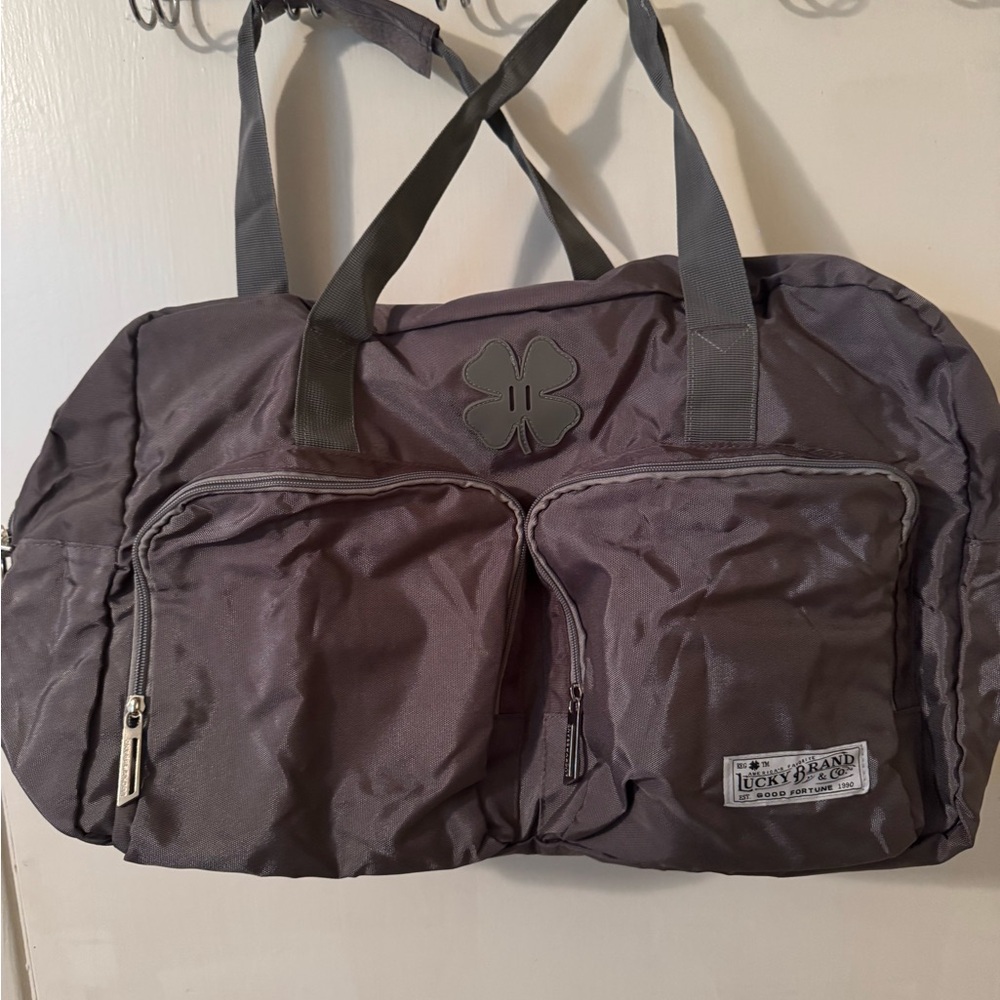 Lucky Brand Charcoal Duffel Bag